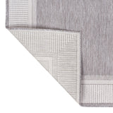 Couristan Coastal Casual Wide Stripe Border Indoor/Outdoor Area Rug