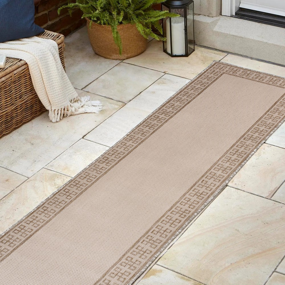 Lovina Classic Geometric Border Indoor/Outdoor Area Rug