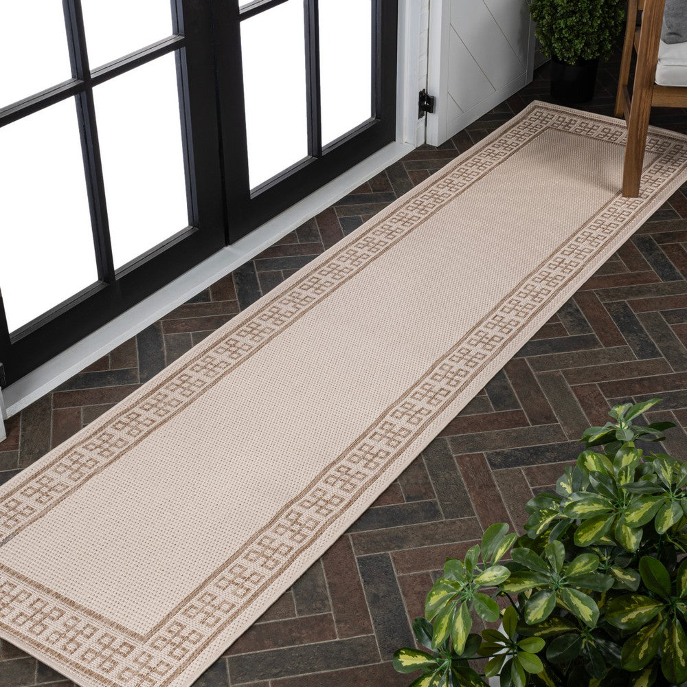 Lovina Classic Geometric Border Indoor/Outdoor Area Rug