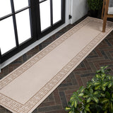 Lovina Classic Geometric Border Indoor/Outdoor Area Rug