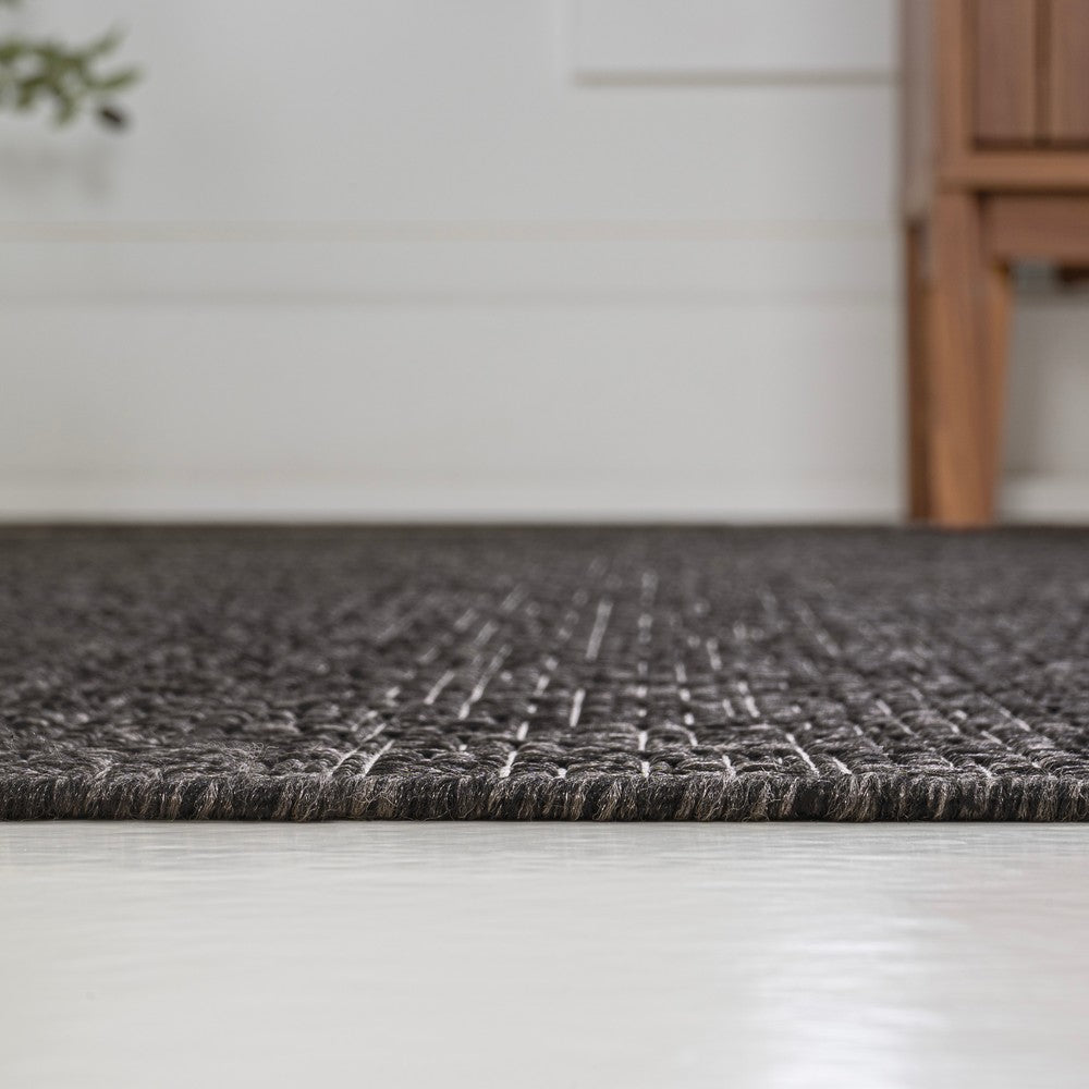 Zuri Modern Minimalist Mingled Indoor/Outdoor Area Rug