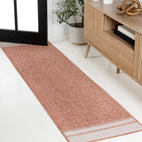 Zuri Modern Minimalist Mingled Indoor/Outdoor Area Rug