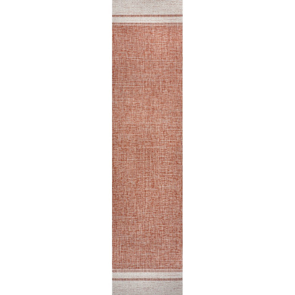 Zuri Modern Minimalist Mingled Indoor/Outdoor Area Rug