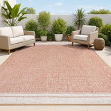 Zuri Modern Minimalist Mingled Indoor/Outdoor Area Rug