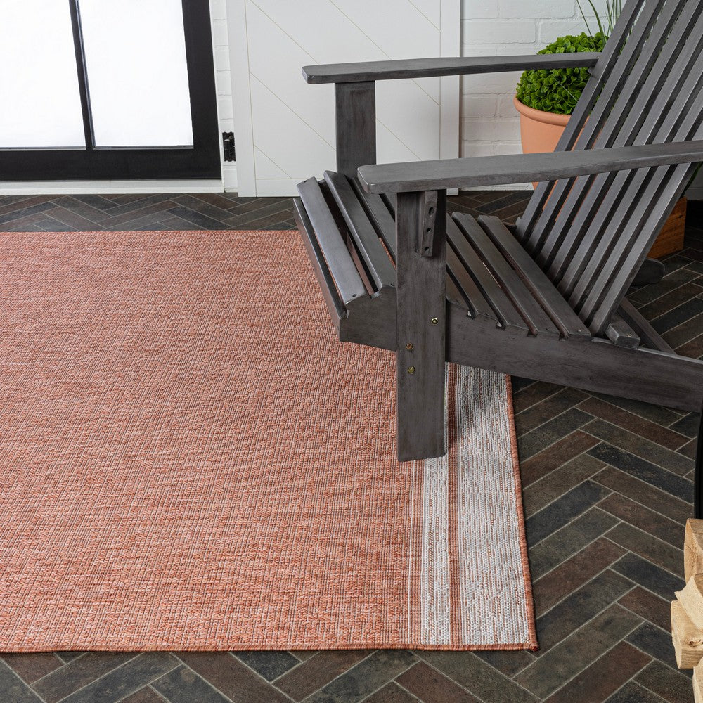 Zuri Modern Minimalist Mingled Indoor/Outdoor Area Rug
