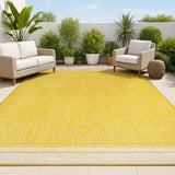 Zuri Modern Minimalist Mingled Indoor/Outdoor Area Rug