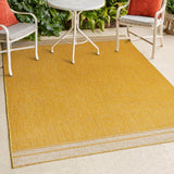 Zuri Modern Minimalist Mingled Indoor/Outdoor Area Rug
