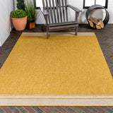 Zuri Modern Minimalist Mingled Indoor/Outdoor Area Rug