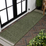 Zuri Modern Minimalist Mingled Indoor/Outdoor Area Rug
