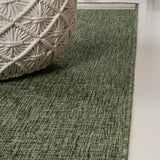 Zuri Modern Minimalist Mingled Indoor/Outdoor Area Rug
