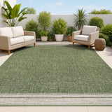 Zuri Modern Minimalist Mingled Indoor/Outdoor Area Rug