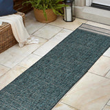 Zuri Modern Minimalist Mingled Indoor/Outdoor Area Rug