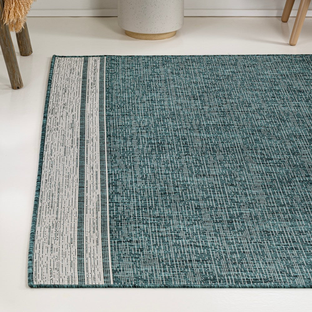 Zuri Modern Minimalist Mingled Indoor/Outdoor Area Rug