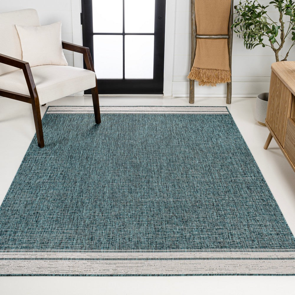 Zuri Modern Minimalist Mingled Indoor/Outdoor Area Rug