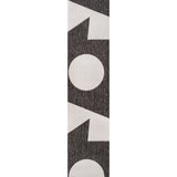 Wren Modern Geometric Abstract Two-tone Indoor/Outdoor Area Rug