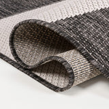 Wren Modern Geometric Abstract Two-tone Indoor/Outdoor Area Rug