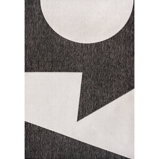 Wren Modern Geometric Abstract Two-tone Indoor/Outdoor Area Rug