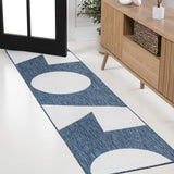 Wren Modern Geometric Abstract Two-tone Indoor/Outdoor Area Rug