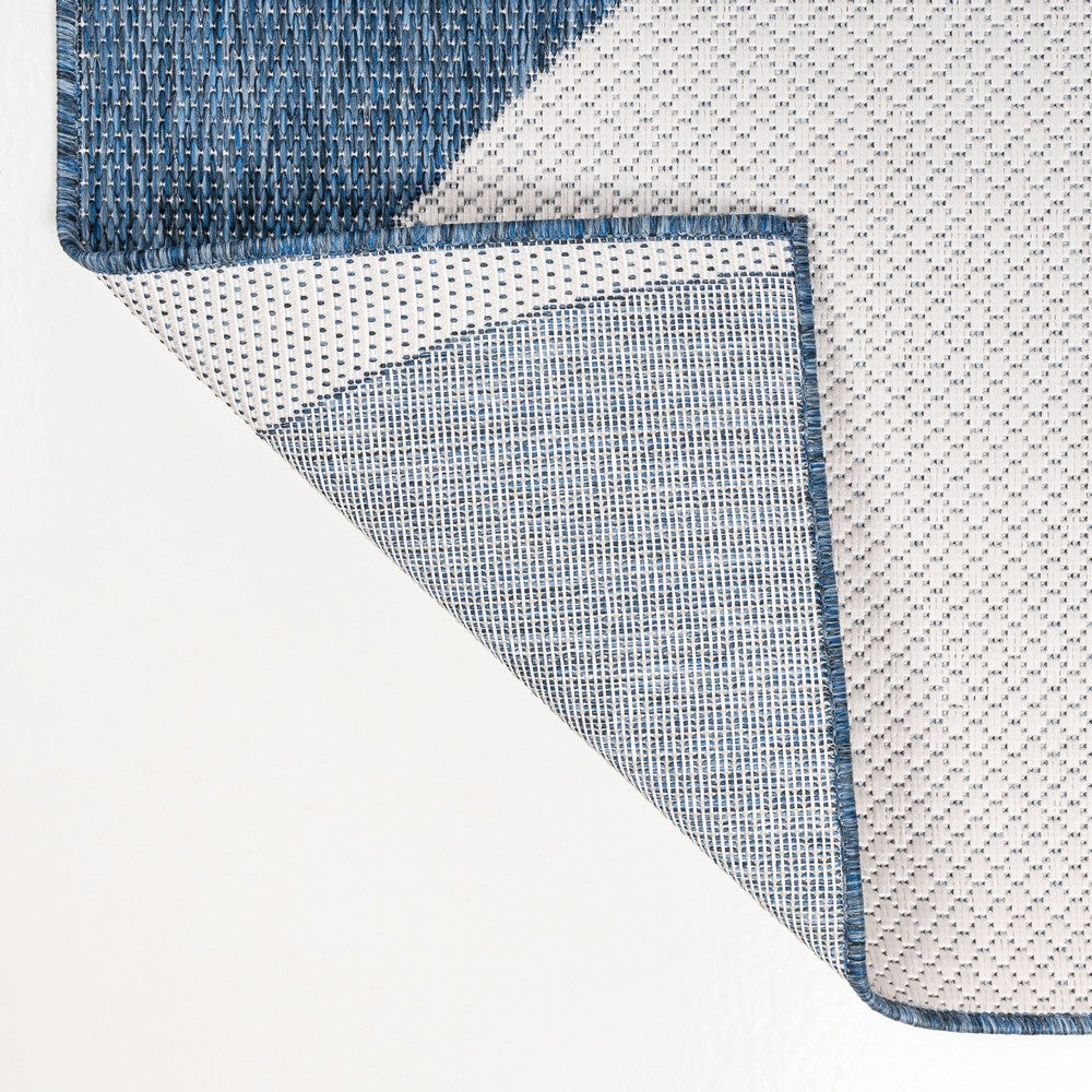 Wren Modern Geometric Abstract Two-tone Indoor/Outdoor Area Rug