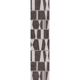 Moor Modern Geometric Abstract Two-tone Indoor/Outdoor Area Rug