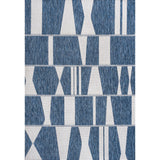 Moor Modern Geometric Abstract Two-tone Indoor/Outdoor Area Rug