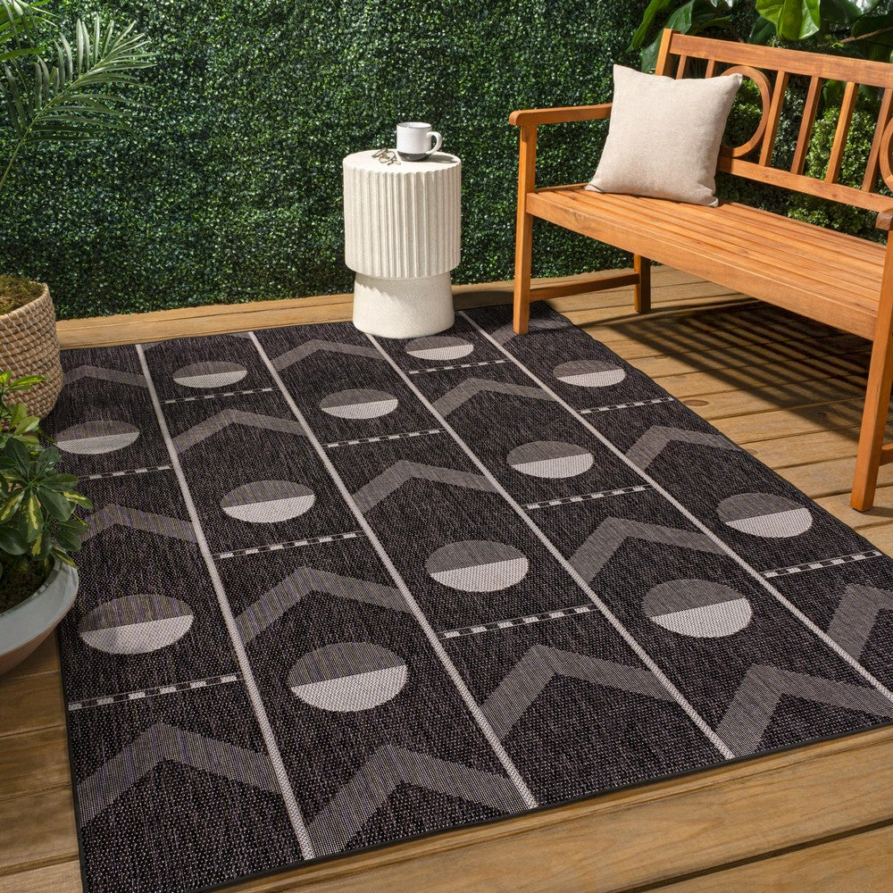 Blair Modern Geometric Indoor/Outdoor Area Rug