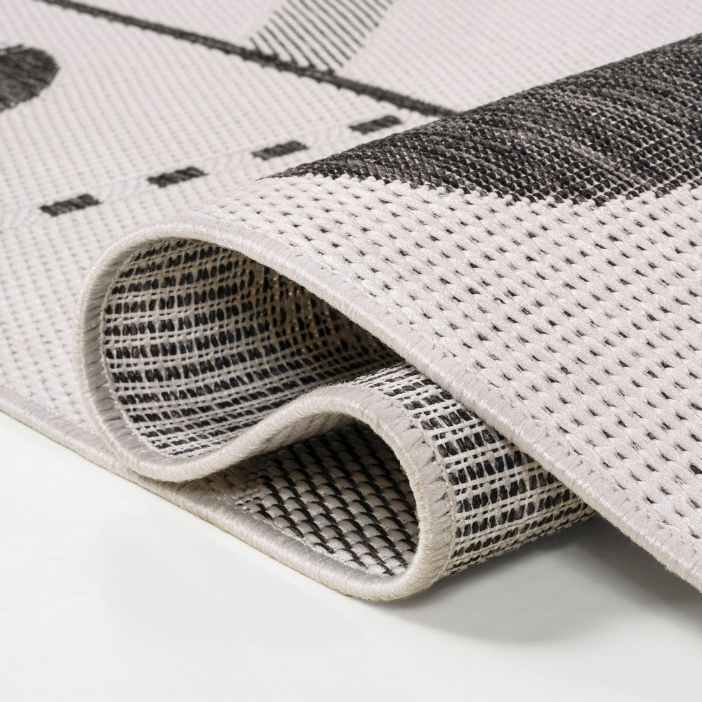 Blair Modern Geometric Indoor/Outdoor Area Rug