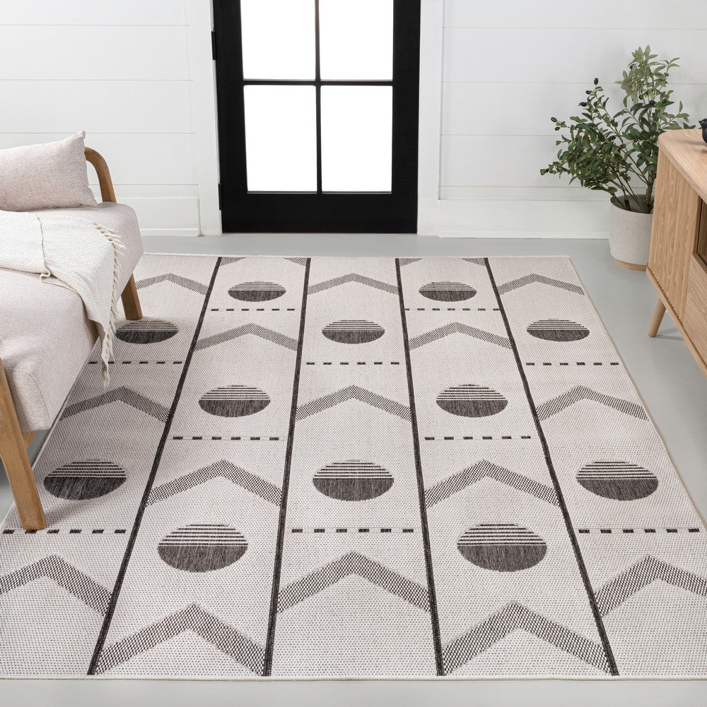 Blair Modern Geometric Indoor/Outdoor Area Rug