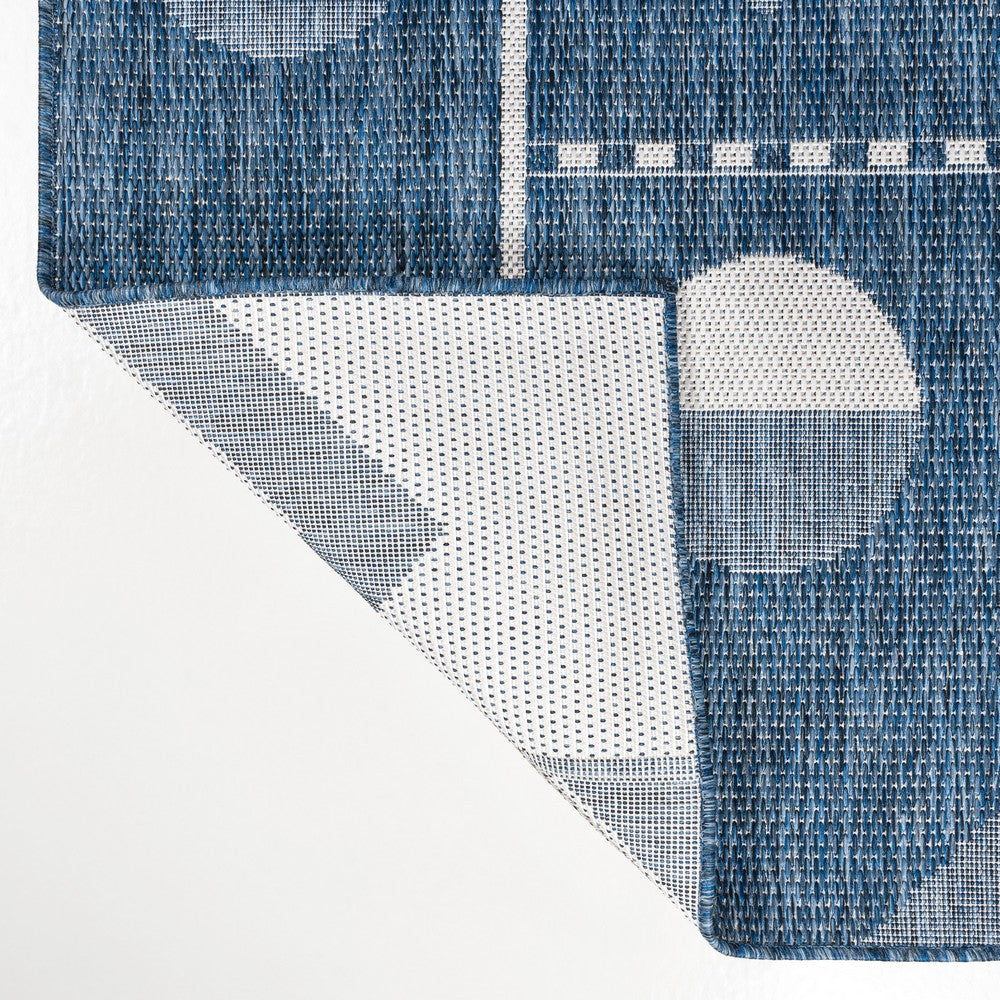 Blair Modern Geometric Indoor/Outdoor Area Rug