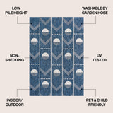 Blair Modern Geometric Indoor/Outdoor Area Rug