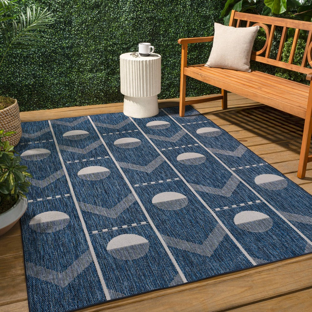 Blair Modern Geometric Indoor/Outdoor Area Rug