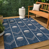Blair Modern Geometric Indoor/Outdoor Area Rug