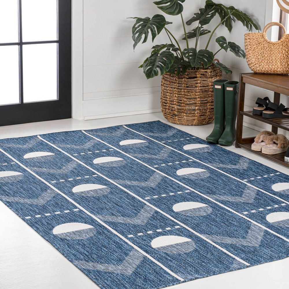Blair Modern Geometric Indoor/Outdoor Area Rug