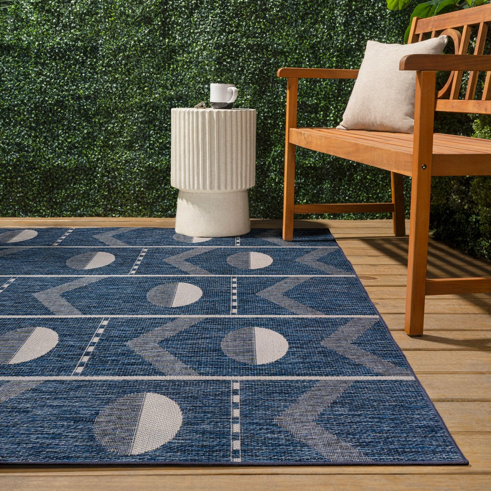 Blair Modern Geometric Indoor/Outdoor Area Rug