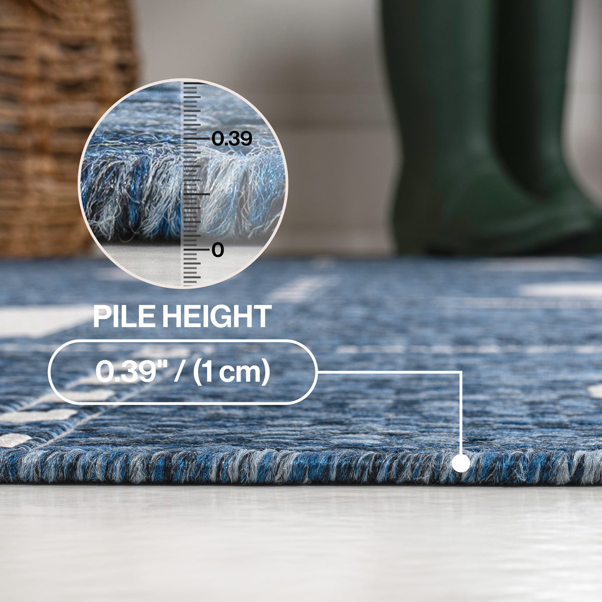 Blair Modern Geometric Indoor/Outdoor Area Rug