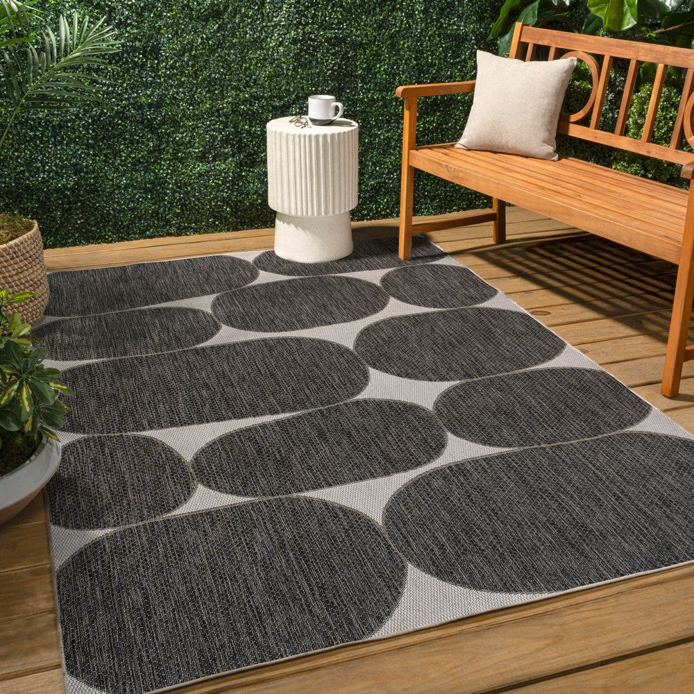 Forrest Modern Geometric Organic Shapes Indoor/Outdoor Area Rug