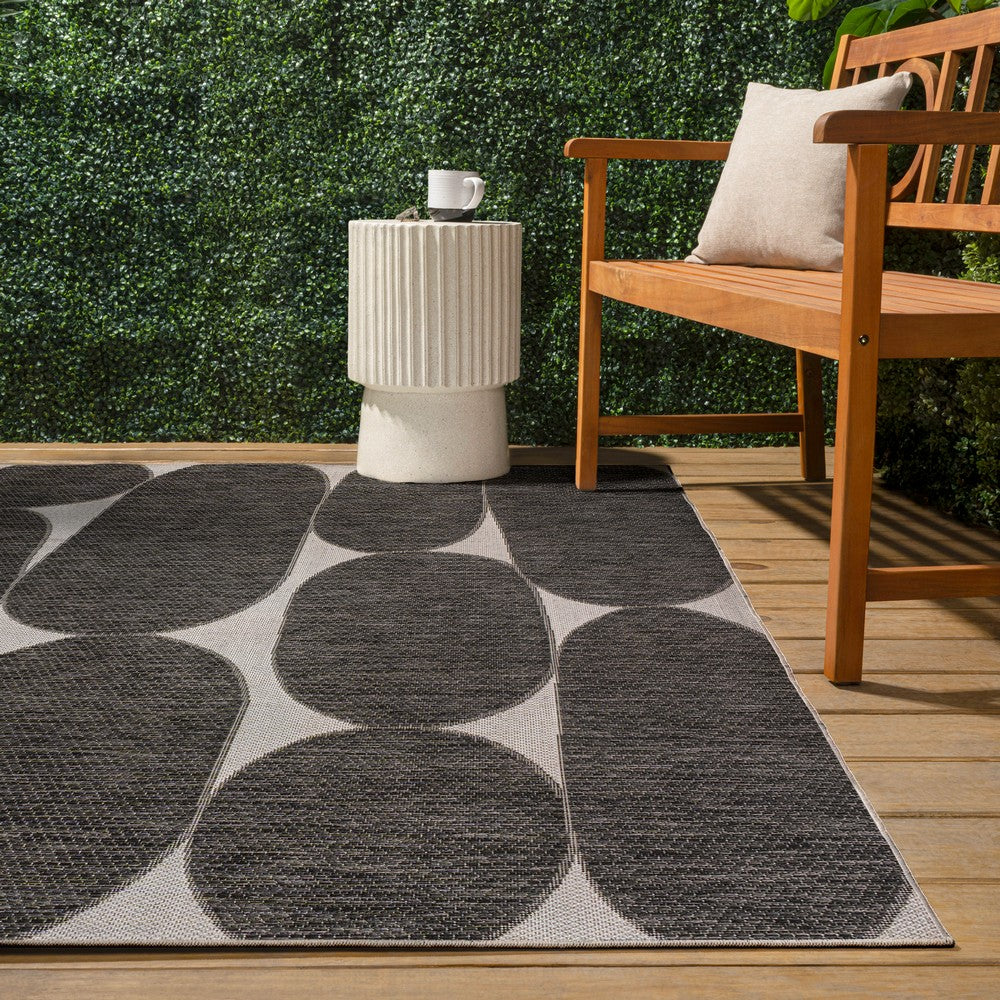 Forrest Modern Geometric Organic Shapes Indoor/Outdoor Area Rug
