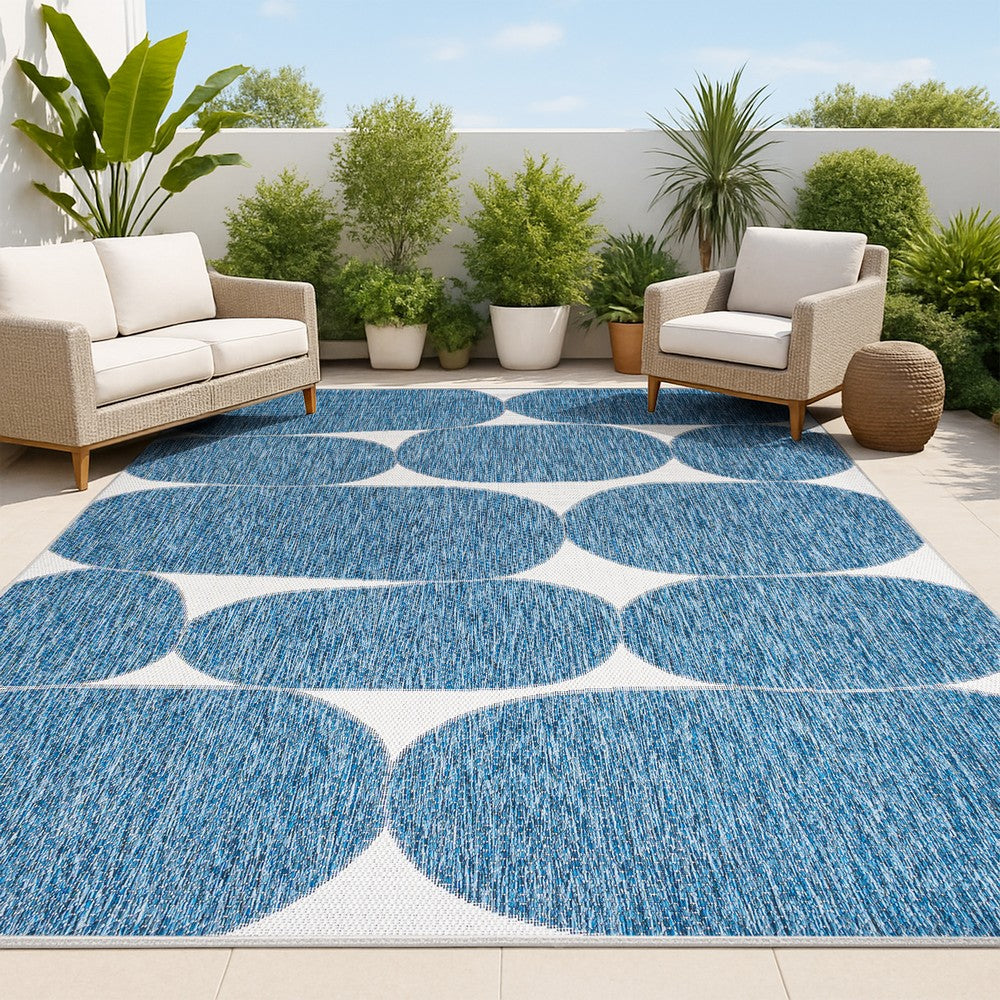 Forrest Modern Geometric Organic Shapes Indoor/Outdoor Area Rug