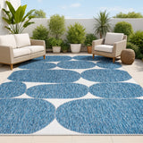 Forrest Modern Geometric Organic Shapes Indoor/Outdoor Area Rug