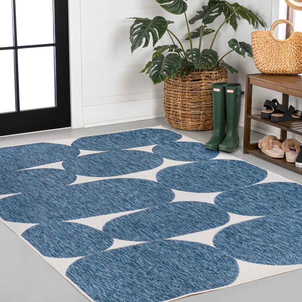 Forrest Modern Geometric Organic Shapes Indoor/Outdoor Area Rug