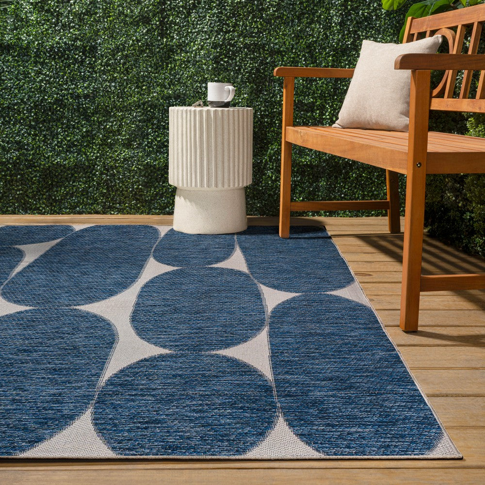Forrest Modern Geometric Organic Shapes Indoor/Outdoor Area Rug
