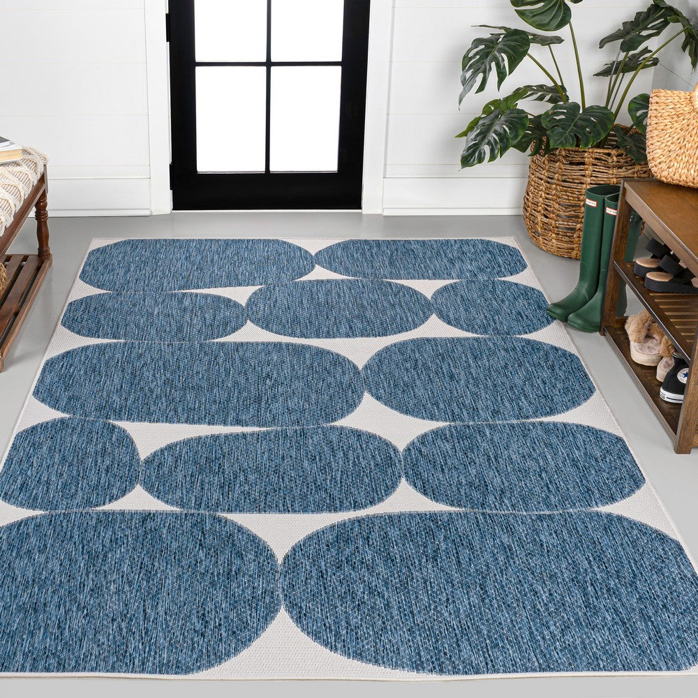 Forrest Modern Geometric Organic Shapes Indoor/Outdoor Area Rug