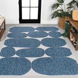 Forrest Modern Geometric Organic Shapes Indoor/Outdoor Area Rug