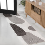 Eban Modern Geometric Organic Shapes Indoor/Outdoor Area Rug
