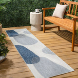 Eban Modern Geometric Organic Shapes Indoor/Outdoor Area Rug