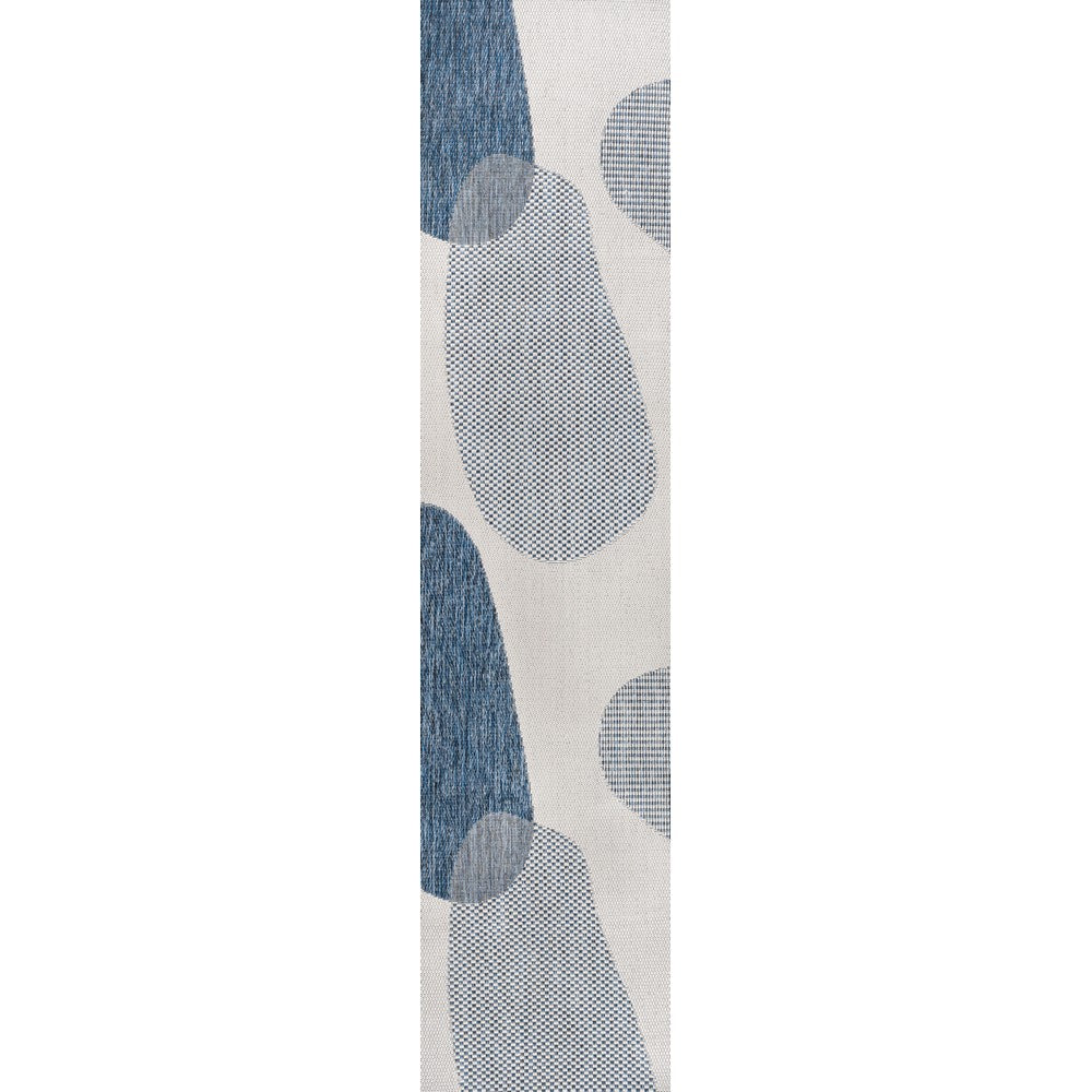Eban Modern Geometric Organic Shapes Indoor/Outdoor Area Rug