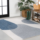 Eban Modern Geometric Organic Shapes Indoor/Outdoor Area Rug