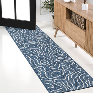 Amon Modern Coastal Organic Shapes Indoor/Outdoor Area Rug