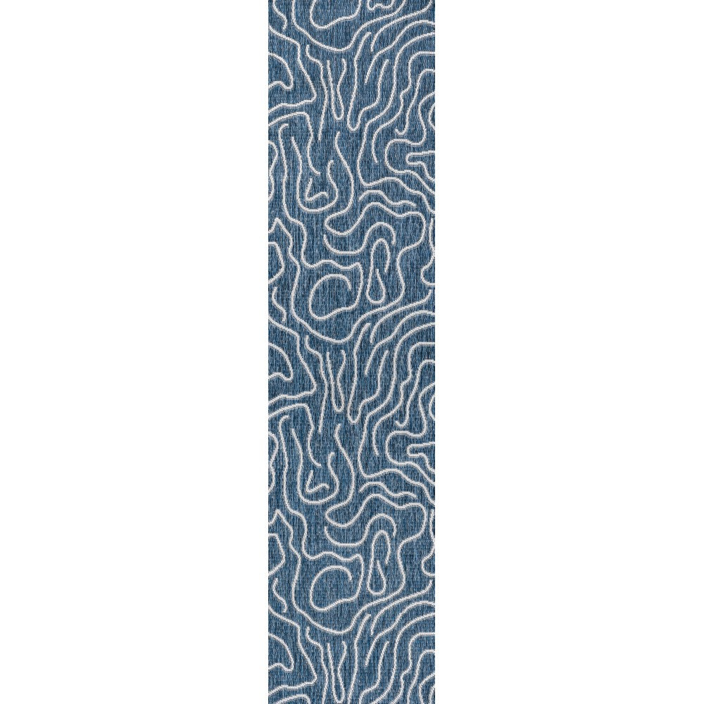 Amon Modern Coastal Organic Shapes Indoor/Outdoor Area Rug