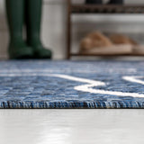 Amon Modern Coastal Organic Shapes Indoor/Outdoor Area Rug